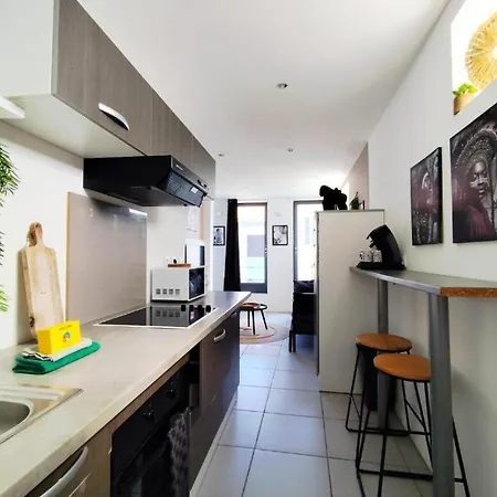 Apartment Duplex Cosy Jungle 50m2 2 Salles D'eau Parking A Proximite Netflix Proche Bordeaux 5 Min Gare Bègles